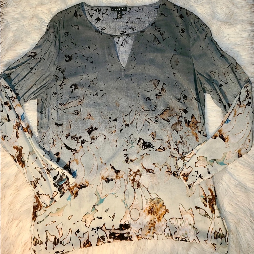 Long sleeve blouse